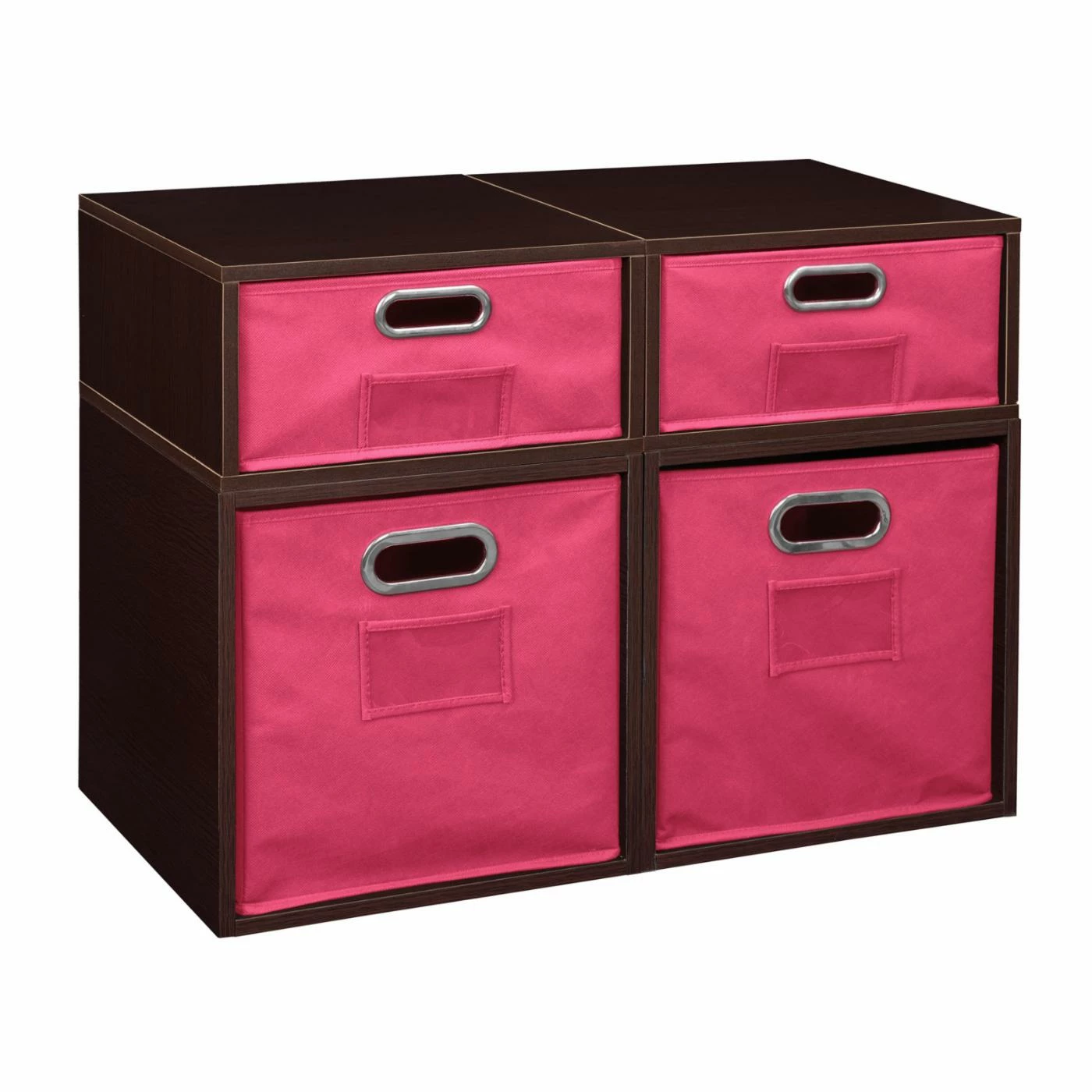 Outlet π€© Regency Niche Cubo Modular Storage Shelf With Optional 2 Full And 2 Half Sized Folding Storage Bins β