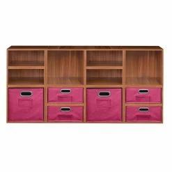 Buy ⭐ Regency Niche Cubo Modular Storage Shelf With Optional 4 Full And 8 Half Sized Folding Storage Bins ❤️