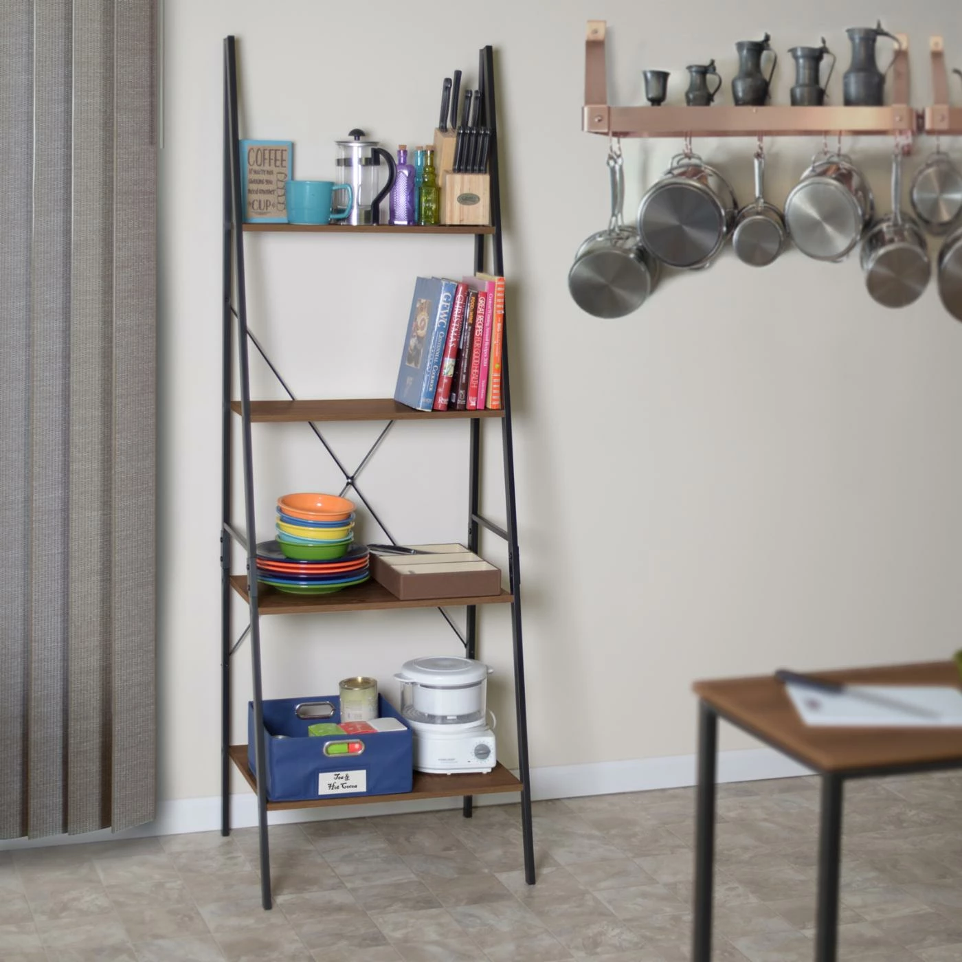 Wholesale π Leaning & Ladder Niche Soho 72 In. Ladder Bookcase βοΈ