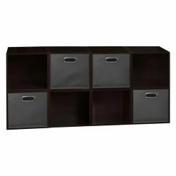 Budget β Modular Niche Cubo Storage Set - 8 Cubes And 4 Canvas Bins π₯