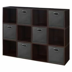 Best Pirce π Modular Niche Cubo Storage Set - 12 Cubes And 6 Canvas Bins π―