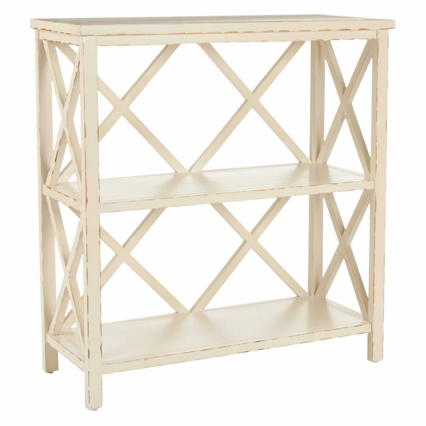 Hot Sale π Decorative Safavieh Cooper Bookcase - Distressed Ivory π₯