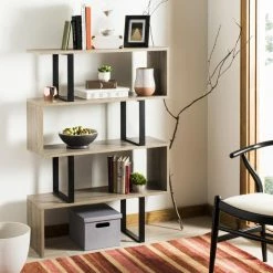 Budget π Safavieh Louise Retro Mid Century Wood Etagere π