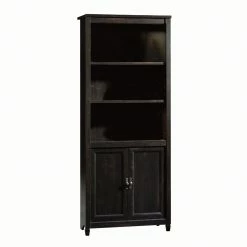 Cheap 😀 Decorative Sauder Edge Water Library With Doors 🤩