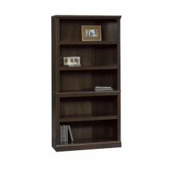 Budget ❤️ Standard Sauder Miscellaneous Storage Bookcase - Cinnamon Cherry - 35.25 In. 🔥