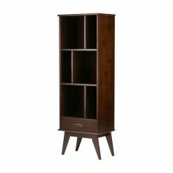 Promo 🔔 Standard HN Home Hughes Mid-Century Modern Mid-Century Bookcase 🧨