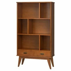 Best Pirce 🧨 Brooklyn & Max Standard Brooklyn + Max Baxter Mid-Century Bookcase With Drawers 🔥