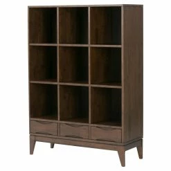Brand new π Cube HN Home Ando Mid-Century Modern Bookcase With Drawers π