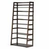 Best Sale 🎉 Brooklyn & Max Leaning & Ladder Brooklyn + Max Brunswick Solid Wood Ladder Bookcase ⭐