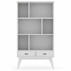 Wholesale 💯 Brooklyn & Max Brooklyn & Max Baxter Mid-Century Modern Cube Bookcase - White 🔥