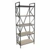 Promo 🛒 Standard DecMode Contemporary Decorative Bookcase - Light Brown 🌟
