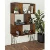 New ⌛ DecMode Decorative Wood And Iron Bookcase 😉