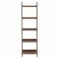 New 🎁 Leaning & Ladder DecMode Wood Leaning Shelf - 21W X 69H In. 🎉