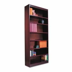 Discount ⭐ Standard Alera BCS78436 Square Corner Wood Veneer Bookcase ⭐