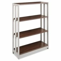 Promo 🎉 Standard Linea Italia TR735MOC Trento Line Bookcase - Mocha ✔️