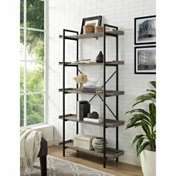 Flash Sale 𧨠Decorative Walker Edison 68 In. Urban Pipe Bookshelf π€©