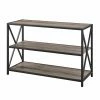 Cheapest 😉 Standard Manor Park X-Frame Metal And Wood Media Bookshelf 💯