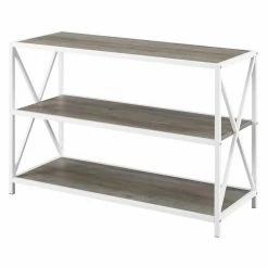 Promo 🤩 Standard Manor Park Industrial Wood Bookcase 😀