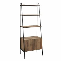 Discount 🎁 Leaning & Ladder Manor Park Industrial 72 In. Ladder Bookcase ⭐