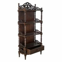 Wholesale ❤️ Decorative Wayborn 4 Shelf Bookcase With Drawer 😀