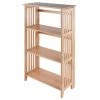 Best Pirce 🥰 Decorative Winsome Mission 4-Tier Folding Wood Bookcase 😉