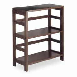 Cheapest 🔥 Decorative Winsome Leo 2-Tier Wide Wood Bookcase 👍