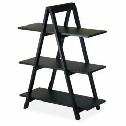 Cheapest 🎉 Decorative Winsome 3-Tier A-Frame Ladder Wood Bookcase ⭐