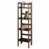 Best Pirce 🤩 Standard Winsome 4 Shelf Folding Bookcase - Walnut 🔥