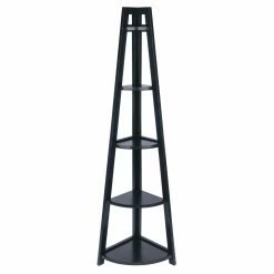 Promo 😀 Winsome Adam 5 Tier A Frame Corner Shelf 🔥