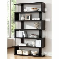 Best Sale 👏 Decorative Baxton Studio Barnes 6 Shelf Bookcase 🤩