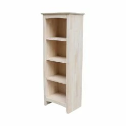Promo ✔️ Decorative International Concepts Shaker Rustic Bookcase - Natural ✔️