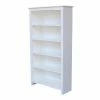 Budget ⭐ Standard International Concepts Shaker 60 In. H X 32 In. W Bookcase - White 👏