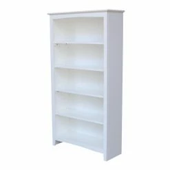 Budget ⭐ Standard International Concepts Shaker 60 In. H X 32 In. W Bookcase - White 👏