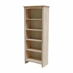 Best reviews of 😀 Standard International Concepts Shaker 60 In. H X 24 In. W Bookcase - Unfinished 😀