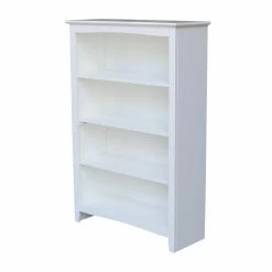Top 10 🥰 Standard International Concepts Shaker 48 In. H X 32 In. W Bookcase - White 🥰