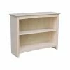Coupon ✔️ Standard International Concepts Shaker 30 In. H X 38 In. W Bookcase - Unfinished ❤️