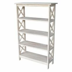 Best Pirce 👍 Decorative International Concepts X-Sided Shelf Unit - 4 Tier 🌟