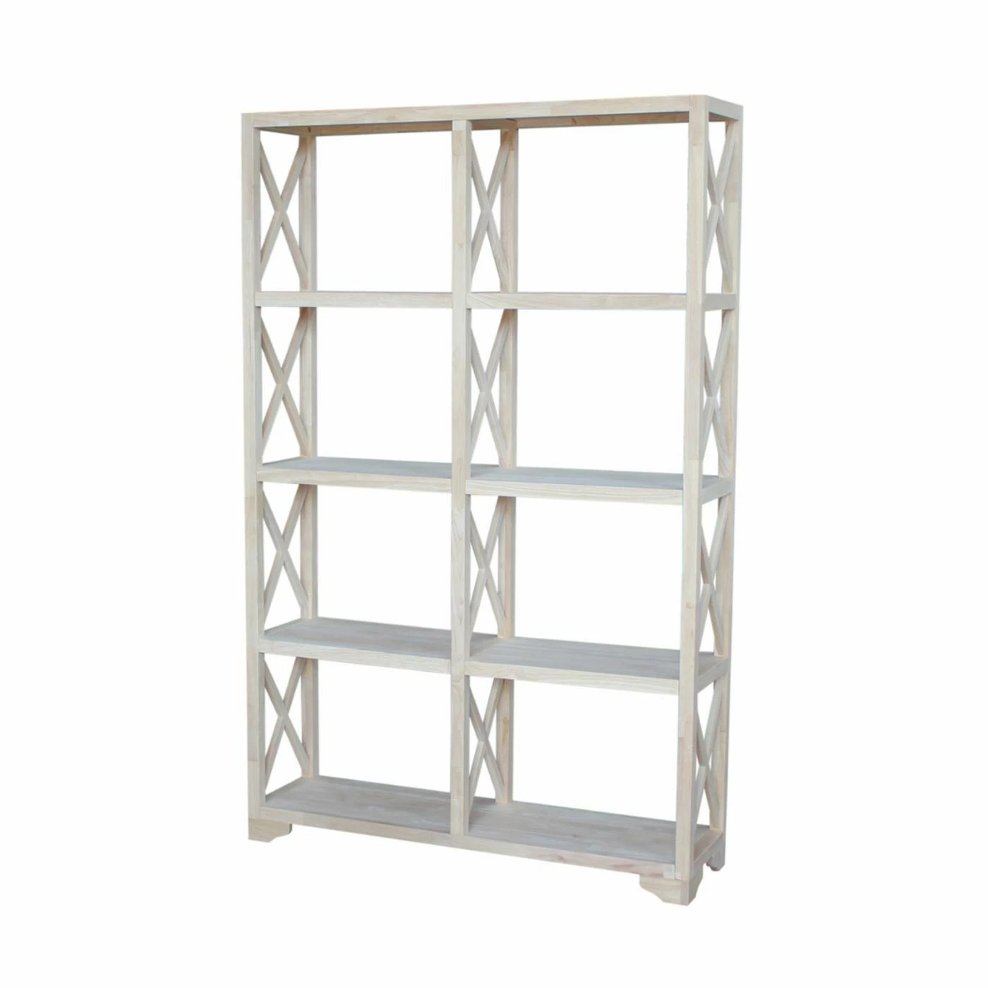 New ✔️ Decorative International Concepts Open Shelf Bookcase ✨
