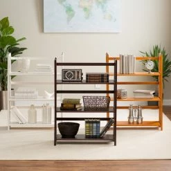 Best deal 🌟 Yu Shan Standard 3-Tier Stackable Folding Bookcase 🔔