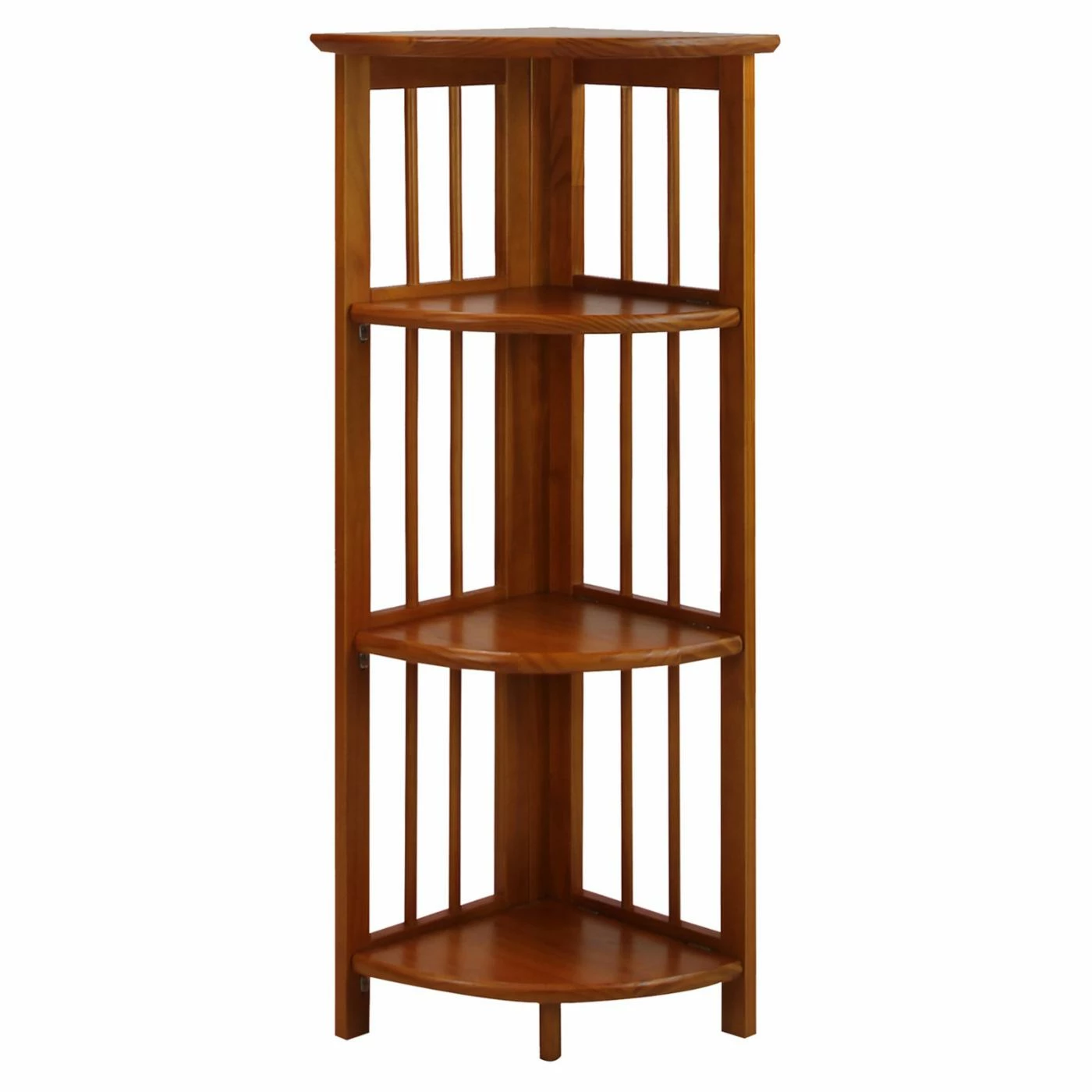 Wholesale π Yu Shan 4 Tier Corner Folding Bookcase - Honey Oak π₯°