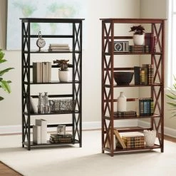Deals 🛒 Yu Shan Decorative Montego 5 Tier Bookcase 💯