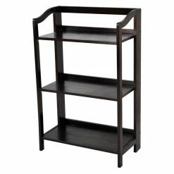 Outlet β Casual Home Decorative Stratford 3-Shelf Folding Bookcase - Espresso π€©