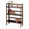 Best Sale 😉 Winsome Decorative 3 Shelf Stackable Folding Bookcase – Walnut 🎉