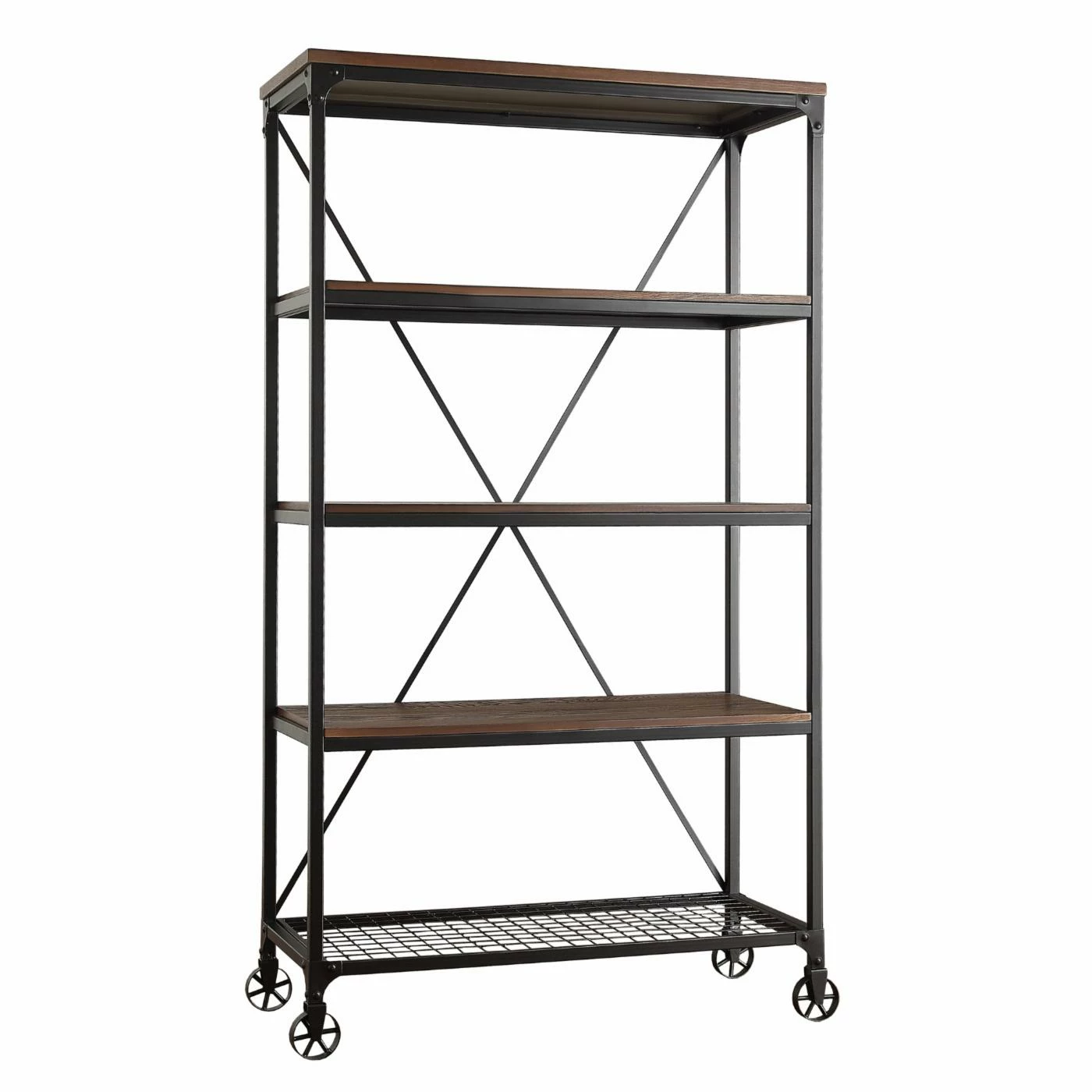 Coupon π Decorative Weston Home Millwood Industrial Rustic Bookcase π - Image 5