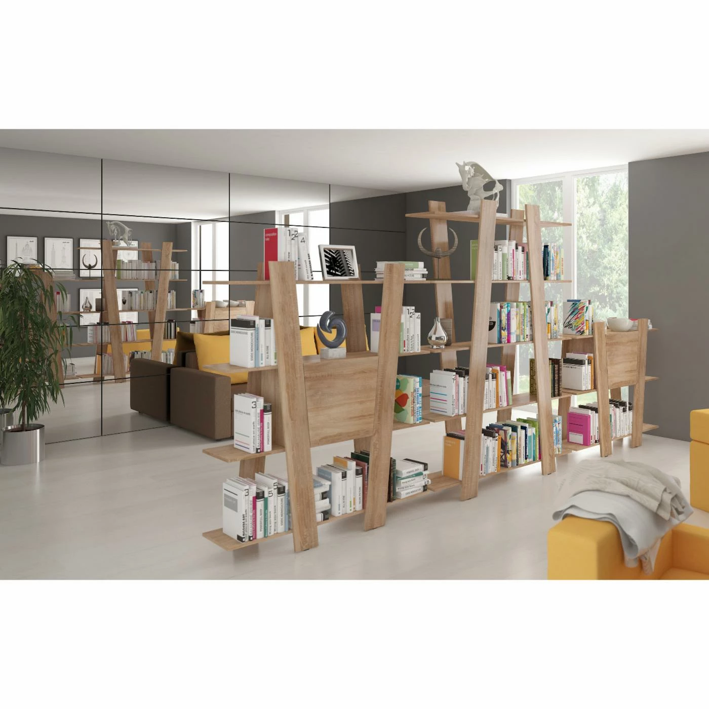 Cheap π Standard Furniture.Agency Via 4 Tier Ladder Bookshelf π₯° - Image 5