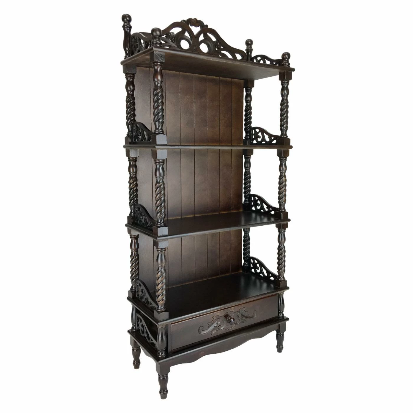 Wholesale β€οΈ Decorative Wayborn 4 Shelf Bookcase With Drawer π - Image 5