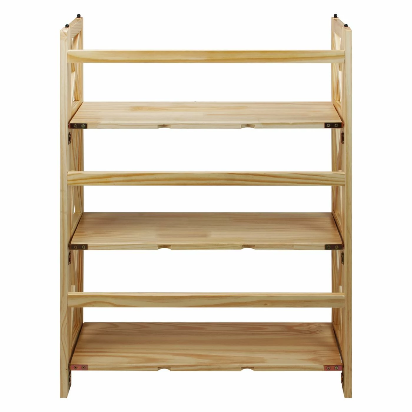 New π Decorative Casual Home Montego 3 Shelf Folding Bookcase π - Image 5