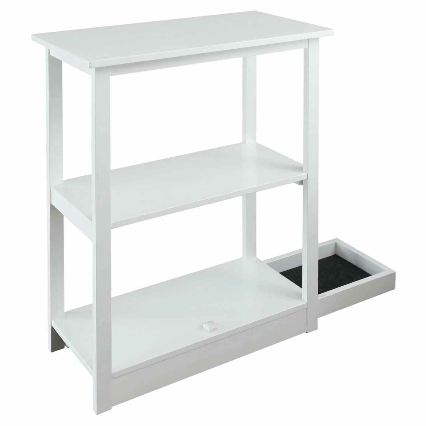 Best deal 𧨠Standard Casual Home Adams 3-Shelf Bookcase With Concealed Sliding Track β€οΈ - Image 5